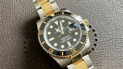 rolex submariner on a slender wrist